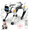 White, variant on HNH Smart Puppy Toy for Kids, 2.4Ghz Remote Control Stunt Robot Dog with Music & Light, Voice Commands, Pink