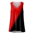 thumbnail image 4 of Womens Summer Tops Summer Tank Top Casual Printed V Neck Sleeveless T Shirt Womens Tops Dressy Casual, 4 of 5