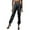 Black, variant on Women's Metallic Luster Jogging Pants Casual High Waisted Harlem Colorful Hop Street Wear Plus Size Blue,M