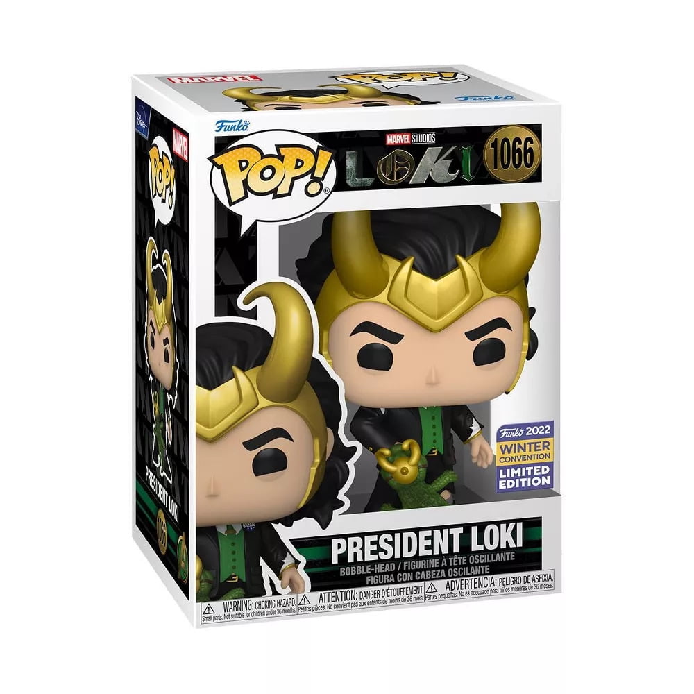 値下げ不可 funko pop Loki フィギュア 3体セット MARVEL Funko POP! President Loki Bobblehead from Marvel's Loki