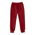 thumbnail image 3 of Diufon 2pc Womens Sweatpants Casual Solid Color Lounge Pants Elastic High Waist Pants with Pockets, 3 of 4