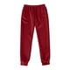 thumbnail image 3 of Puntoco Pantalones De Chándal Informales De Color Sólido Para Mujer De 2 Piezas, Leggings Sueltos Para El Hogar, Pantalones Deportivos Rojo Xl (Cambiado A Xxl Para La Entrega), 3 of 4