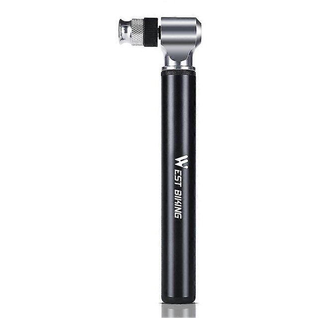 300psi Mini Bike Pump Aluminum Bicycle Hand Air Pump Tire Inflator Presta Valve Bike Pump,black_Perfect Gift