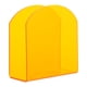 thumbnail image 1 of Estante de almacenamiento de pañuelos transparente de mesa Soporte para servilletas de acrílico con forma de escritorio, 1 of 5