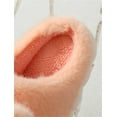 thumbnail image 4 of Women's Slippers Cute Rabbit Warm Plush Slippers Comfortable Indoor Anti slip Home Thick Sole Winter Soft Cotton Slippers, 4 of 15