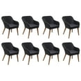 thumbnail image 4 of vidaXL Patio Dining Set Poly Rattan Seat Dinner Dinette 7/9 Piece Multi Colors, 4 of 18