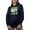 Navy Blue, variant on Gamer Boy, Time to Level Up - Video Gaming Enthusiast with Game Controller, Navy Blue Hooded Sweatshirt or Hoodie, Medium