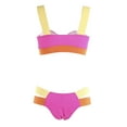 thumbnail image 5 of Seyurigaoka Women's 2Pcs Bikini Set, Crop Tank Tops with High Waist Bottoms, 5 of 5