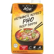 Simply Asia Gluten Free Vietnamese Inspired Pho Beef Broth, 26 fl oz Brick