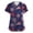 Royal Blue #044, variant on Womens 250th Anniversary USA Scrub Tops Loose Short Sleeve American Flag Print Scrubs V Neck 4th of July Patriotic Scrub Shirts Medical Nurse Uniform Nursing Workwear with Pockets White XL