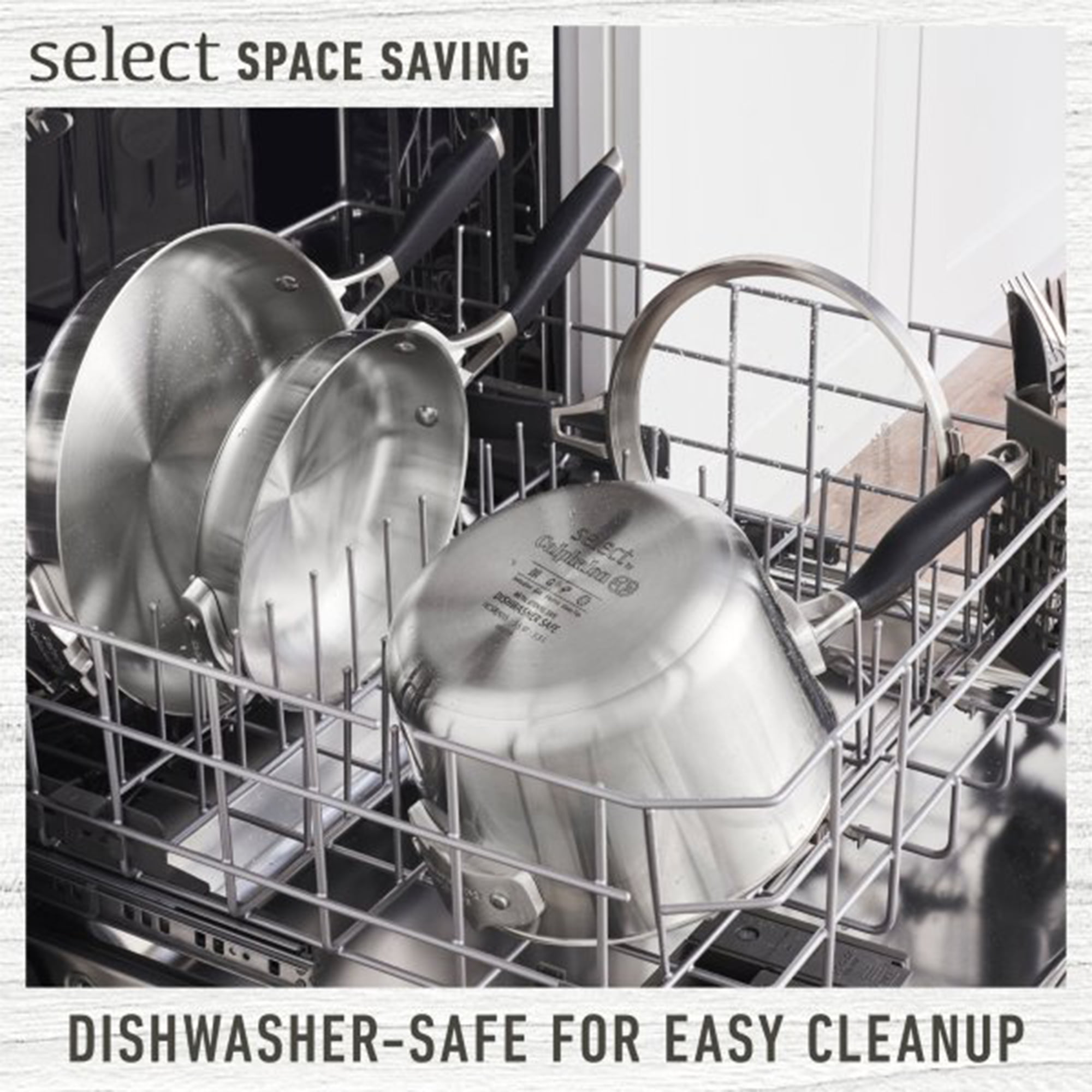 Select by Calphalon™ Space-Saving 10-Piece Stainless Steel