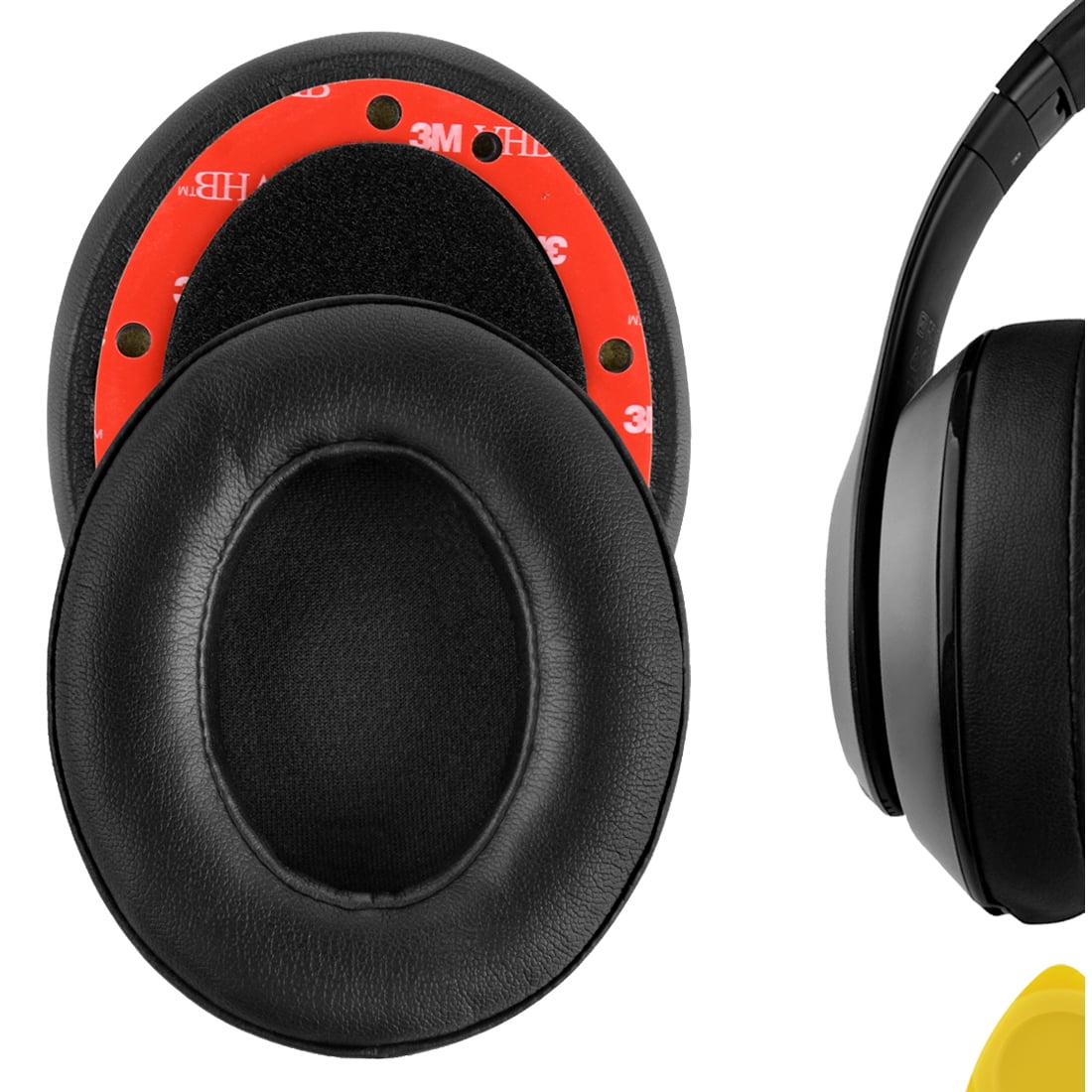Geekria QuickFit Protein Leather Ear Pads for Beats Studio 3, Studio 2