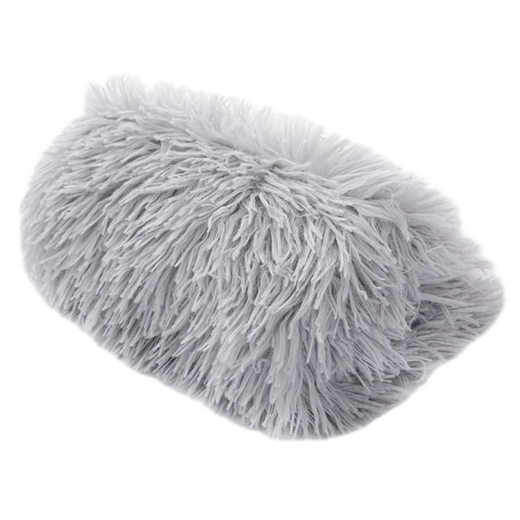 HomeDm Dogs Blanket Throw Blanket for Dogs & Indoor Cats, Washable Shaggy Plush Calming Long Faux Fur & Velvet Dog Blanket