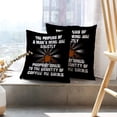 thumbnail image 6 of LALILO Throw Pillow Covers Coffee Quote And Man Black Card Coffee Cushion Cover 18" x 18", 1372 Pack, 6 of 6