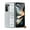 Clear, variant on For Samsung Galaxy Z Fold 5 Silicone Grip Full Body Hybrid TPU with Hand Strap Handheld Design Wristband Shockproof PC Phone Case Cover by Xpression - Black