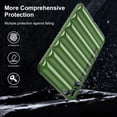 thumbnail image 2 of ELEHOLD Shockproof Clear Case for Samsung Galaxy Tab S9 FE+, Soft Clear Anti-Drop Cover Down Jacket Desigh Camera Protection Shockproof Case Cover, Gray, 2 of 7