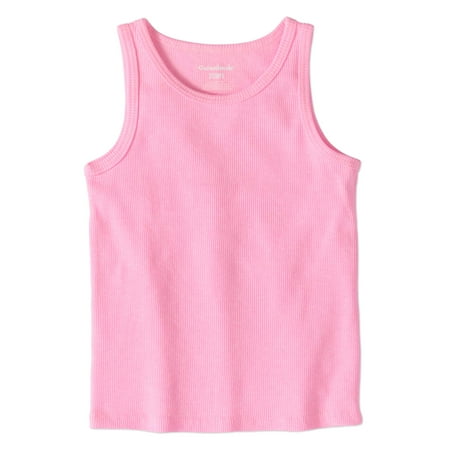 Toddler Girl Solid Rib Tank Top