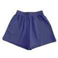 thumbnail image 7 of Hurxie Sweat Shorts for Women Casual Summer Athletic Short Elastic Waist Comfy Lounge Shorts Bottoms with Pockets Navy,XL, 7 of 7