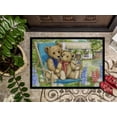 thumbnail image 3 of Carolines Treasures CDCO0306MAT Springtime Teddy Bears in Flowers Indoor or Outdoor Mat, 18 x 27, 3 of 4
