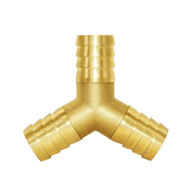 Joywayus 3/4 "" grande (21 mm) espiga para manguera en forma de Y unión de 3 vías intersección/latón dividido agua/combustible/aire