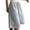 Gray, variant on Aobny Gray Hiking Pants Capri Baggy Women Gaucho Pants Culottes High Waisted Cropped Lightweight Work Pants