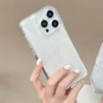 thumbnail image 5 of Compatible with iPhone Case,Glitter Bling Sparkly Transparent Clear [Military Drop & Camera Lens Protection] Soft Shockproof Cover Phone Case (Clear,iPhone 14 Pro), 5 of 5
