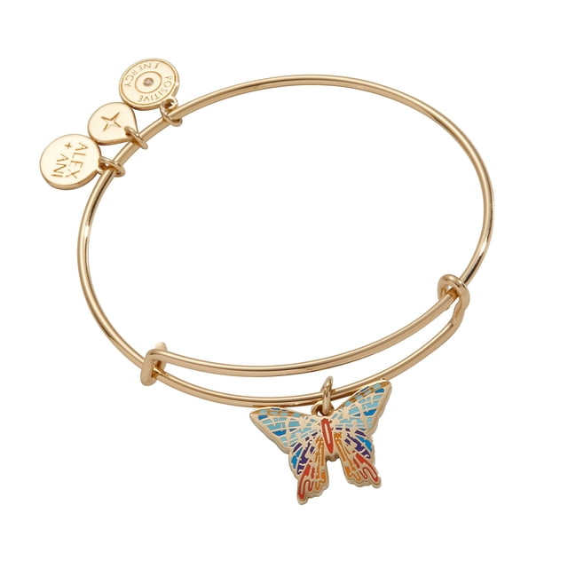 Pulsera Alex and Ani Chrysiridia Rhipheus chapada en oro