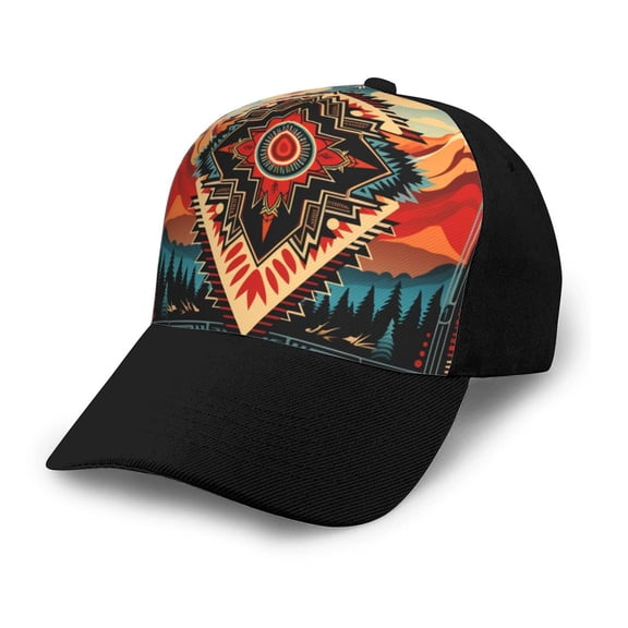 Adjustable Baseball Cap Trucker Hat Fashion Snapback Dad Hats , Aztec Baja Southwest Western Native Cool