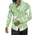 thumbnail image 3 of PENGXIANG Chemise à Manches Longues Imprimée Complète à Col à Revers pour Hommes Automne Hiver, 3 of 5