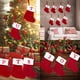 thumbnail image 4 of Calcetines navideños de punto con letras de copos de nieve, decoración navideña para el hogar 2024, adorno para árbol de Navidad, regalo de Navidad 2024, 4 of 6