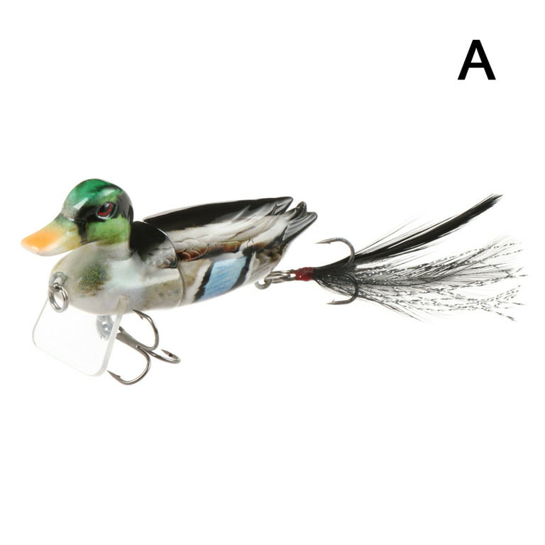1PC Topwater Fishing Lures For Bass 3D Duck Floating Artificial