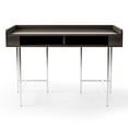 thumbnail image 5 of Mod Metal 47-inch Computer Office Writing Desk with USB, Brown, 5 of 5