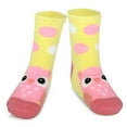 thumbnail image 6 of TeeHee Little Girls Cotton Crew Socks 6 Pair Pair (9-10 Years, Animal Crew), 6 of 8