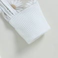 thumbnail image 6 of Okbabeha Newborn Girl Outfits Baby Girl Floral Zipper Romper Long Sleeve Crewneck Zip Up Onesie Jumpsuit Onepiece Fall Clothes, 6 of 7