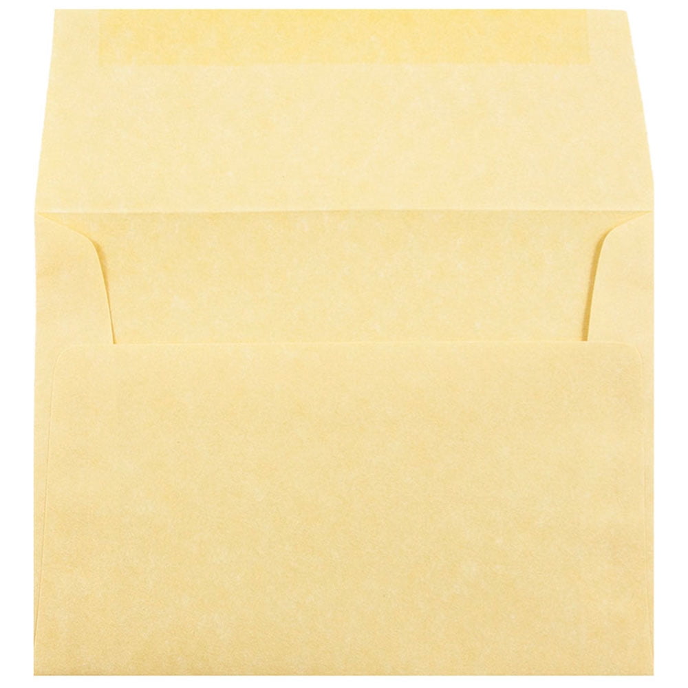 JAM A6 Envelopes, 4.8x6.5, Gold Parchment, 50/Pack