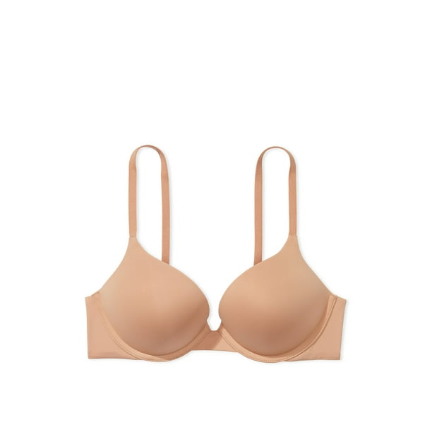 Victoria's Secret T-Shirt Bombshell Add 2 Cup Bra, Nude - 32D