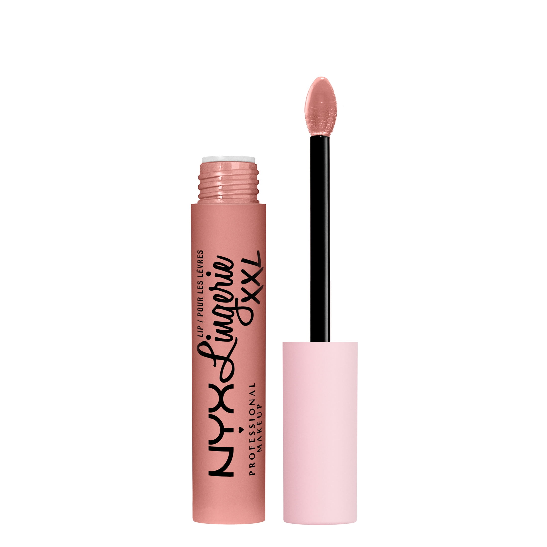 (2 pack) NYX Professional Makeup Lip Lingerie XXL Smooth Matte Liquid Lipstick, 16hr Longwear, Undressed, 0.13 fl oz