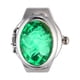 thumbnail image 1 of Anillo de dedo con forma de reloj ovalado especial Anillo de reloj de cuarzo exquisito de moda para hombres y mujeres (verde), 1 of 5