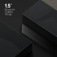 thumbnail image 4 of PixonSign Canvas Wall Art Geometric Black Color Field Gray Stripe Shadow Abstract Print Minimalism Contemporary Nordic Decoration for Living Room, Bedroom, Office - 12"x18", 4 of 5