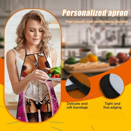 

Party Decorations 1pc Adult Household KitchenApron Fun Printing Household Cleaning Apron Er Otic Role Play