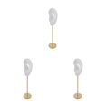 thumbnail image 3 of kurtrusly Earring Display Stand Human Ear Model Organizer Holder Showcase Stud Jewelry Left Translucent Height: 18cm 3Set, 3 of 6