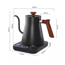thumbnail image 3 of Gooseneck Electric Kettle 1200W Temperature Control Black New, 3 of 5
