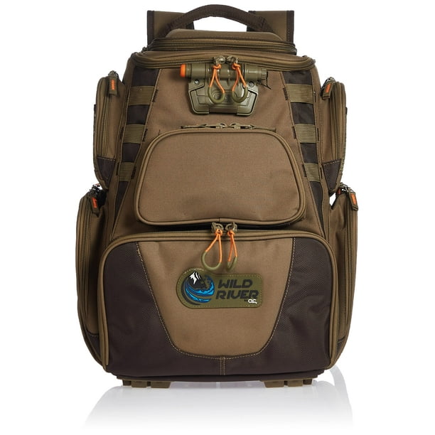 Wild River by CLC WT3604 Tackle Tek Nomad Lighted Backpack & Four PT3600  Trays 