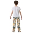 thumbnail image 4 of FORMRS Boys Pajama Pants with Pockets Size 6-8Y Kids Lounge Sleep Bottoms, Whimsical Leaves, 4 of 8