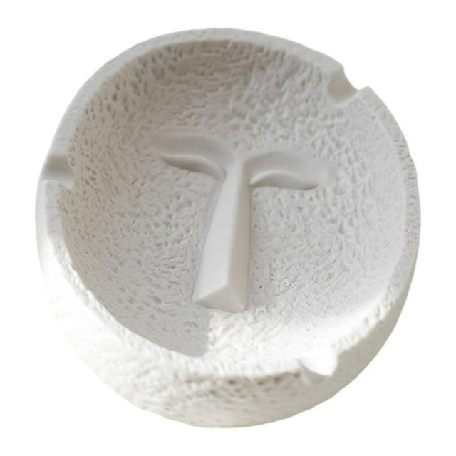 Cenicero moderno para cigarrillos, decoración de mesa para sala de estar. Silencio