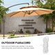 thumbnail image 4 of Cuerda de repuesto para sombrilla de patio, cuerda de nailon, accesorio de repuesto para sombrilla de jardín (3,45 metros), 4 of 7