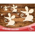 thumbnail image 3 of Unfinished Wood Cartoon Mouse Shape 10" / 1/4", 3 of 3
