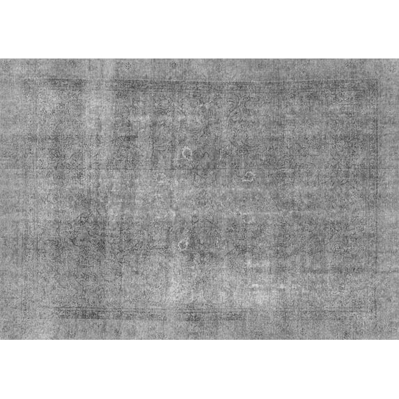 Ahgly Company Indoor Rectangle Abstract Gray Modern Area Rugs, 2' x 3'