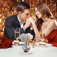 thumbnail image 5 of LEFTHIGH Home Valentine's Crystal Floral Vase Elegant Acrylic Centerpiece for Romantic Tabletop Mantel Decoration Valentines Decor, 5 of 6
