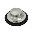 thumbnail image 1 of Tapón de acero inoxidable para triturador de residuos de baño, tapa de sellado de agua, tapón de fregadero, accesorios de repuesto para triturador de residuos de alimentos (85 mm), 1 of 7